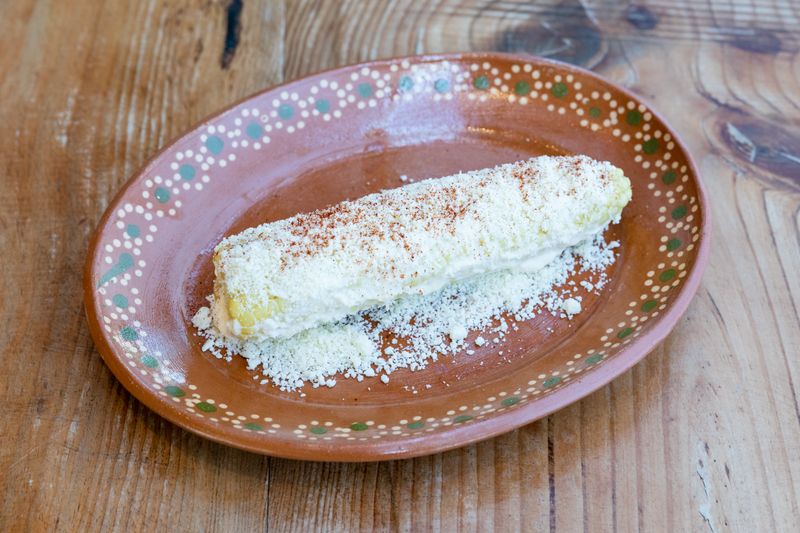 Mexican street corn elote at GYG